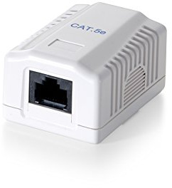 Equip® Datendose UTP Cat.5e , Aufputz, 1 Port