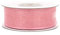 Organzaband 25mm x 25m Rolle - FARBAUSWAHL in 3/6/12/25/38mm - transparent, farbecht & waschbar - Schleifenband für Hochzeit - Geschenkband zum Verpacken Dekorieren Basteln - Altrosa 158