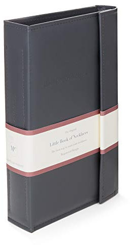 Book of Necklaces GREY - Little A Book for Keeping Your Necklaces Tangle and Safe!