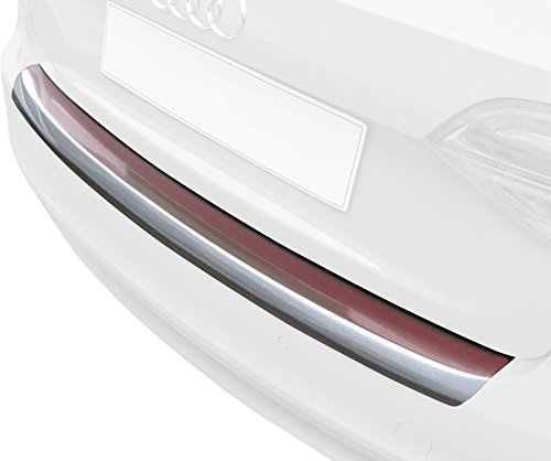 RGM ABS Heckstoßstangenschutz kompatibel mit Mercedes-Benz C-Klasse SC W203 2001- 'Gebürstet Alu' Look