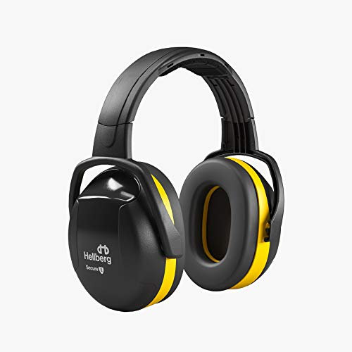 HELLBERG SAFETY Kapselgehörschutz Secure 2, 41002-001, Professioneller Gehörschutz für mittleren bis hohen Lärm (Level 2)