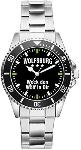 KIESENBERG Wolfsburg Geschenk Artikel Idee Fan Uhr 2362