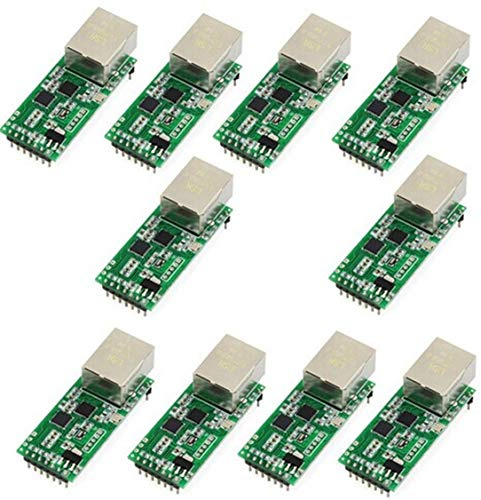 10 PCS usriot usr-tcp232-t2 Tiny Serial Ethernet Konverter Modul Serial UART TTL auf Ethernet TCPIP Modul unterstützt DHCP und DNS