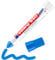 edding 950 Industrie Pastenmarker - blau - 1 Stift - Rundspitze 10 mm - Marker zum Beschriften von Metall, Stein, Holz - raue oder nasse Oberflächen - permanent, wasserfest