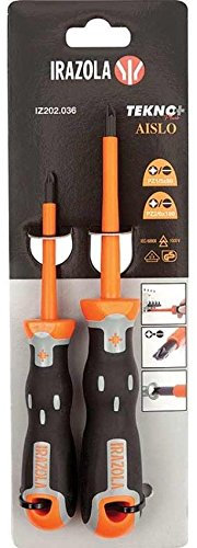 Irazola MCB Terminal Electrical Screwdriver Set VDE Insulated - 2 Piece