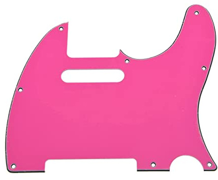 Kaish tele chitarra scratch piastra battipenna rosa rosso a 3 strati per US/messicano Telecaster