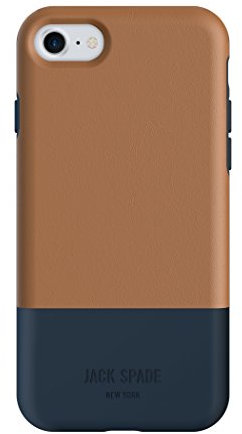 Jack Spade Cell Phone Case for Apple iPhone 7 - Fulton Tan/Navy