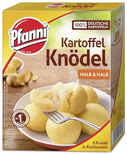 Pfanni Kartoffel Knödel Halb & Halb der Klassiker für ein leckeres Kartoffelgericht mit 100% deutschen Kartoffeln 200 g