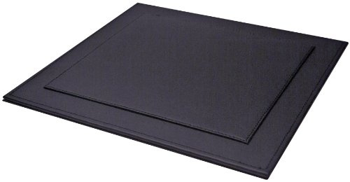 Allsop Metro 06308 Leather Mouse Mat Elegant Leather Look Black