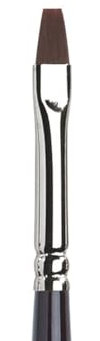 Winsor and Newton Galeria Brush Long Handle Short Flat No 4 (Each)