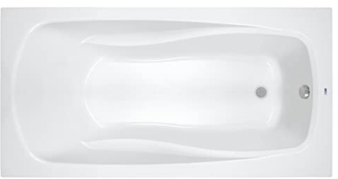 PROFLO PFS7242A Lansford 72 x 42 Drop In Acrylic Soaking Tub with Reversible Drain and Overflow - White