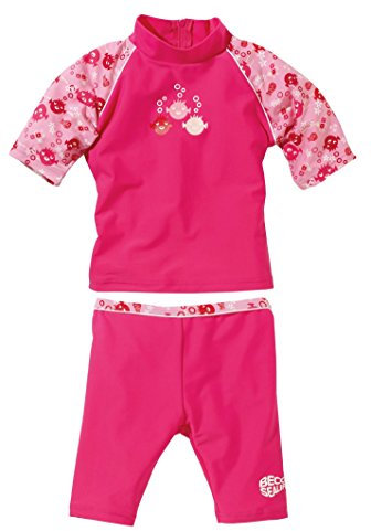 Beco Beco Mädchen Schutzanzug UV Sealife Badeanzug, pink, 116