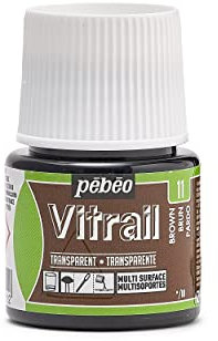 Pébéo 050011 Vitrail 1 Flacon Brun 45 ML