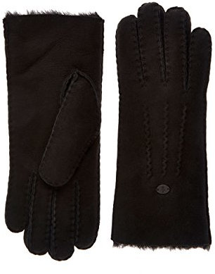 Emu Accessoires Damen Handschuh Beech Forest Glove W1415, Einfarbig, Gr. 7.5 (M/L), schwarz (black)