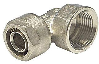 IDRO BRIC Idrobric - Raccordo A Gomito Femmina Diam.3/4x26 per Multistrato - N1712 26