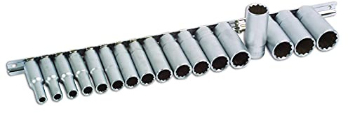 Laser 3657 Deep Socket Set 3/8D 17pc