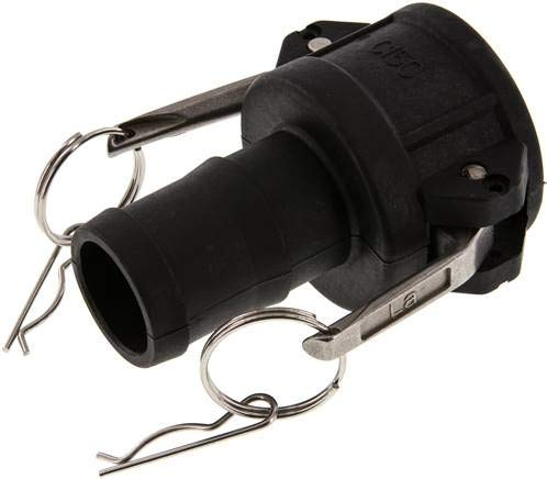 Kamlock-Kupplung (C) 38 (1-1/2) mm Schlauch, Polypropylen Werkstoff:Polypropylen* DN:40 (1-1/2) mm