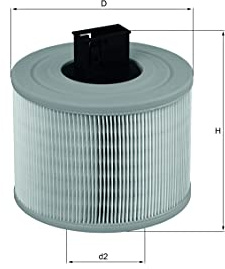 MAHLE LX 1035 Luftfilter - für Bmw 3 (E90), u.a. | Kompatibel mit: BMW 1, 1, 1 Cabriolet, 1 Coupe, 3, 3 Cabriolet, 3 Coupe, 3 Touring, X1