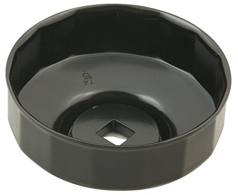 SW-Stahl 08460-74/15 Ölfilterkappe 74 mm - Audi, Chrysler & Rover | Ölfilterschlüssel aus Metall mit 3/8 Zoll Antrieb und 15 Kanten, passgenaue Kappe für den schnellen Ölfilterwechsel
