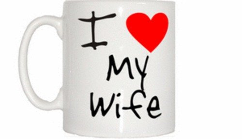 I Love Heart My Wife Mug