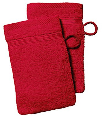 Today Lot de 2 Gants Coton, Rouge, 21x16 cm