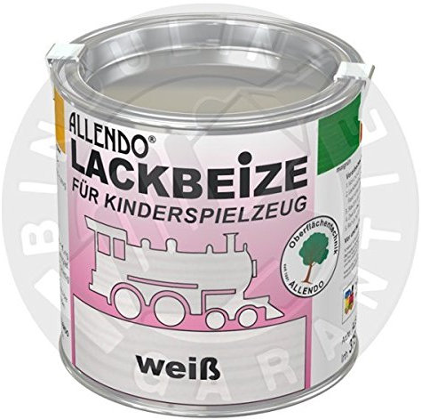 Lackbeize für Spielzeug inkl. Pinsel (375 ml farblos-transparent)