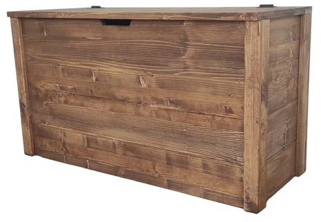 TOTAL WOOD 2012 Truhenbank banktruhe sitzbank sitztruhe truhen aus holz B x T x H ca.: 90cm x 35cm x 50 cm.