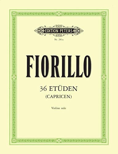 36 Etüden (Capricen) für Violine solo: 36 ETUDES (CAPRICES) for Violin (Edition Peters)