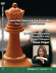 Susan Polgar: 7, The Colle-Zukertort System Chess Opening DVD