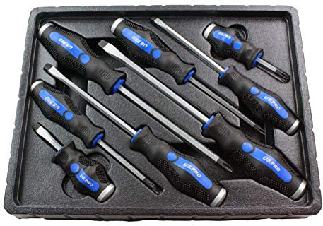 Bergen 8PC GO-Thru Screwdriver Set B1507