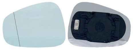Alkar 6410464 Außen Beheizte Spiegel konvex Glas mit Halter, – blau