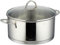 kela Bratentopf 24 cm CAILIN Kochtopf Induktion 4,75 L, Edelstahl 18/10, Glasdeckel, Kochtopf groß, unbeschichtet