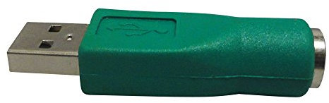 Waytex 11407-Adattatore USB a Mouse PS/2, Colore: Nero