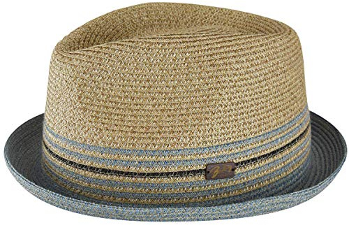 Bailey of Hollywood Men's Hooper Braided Fedora Trilby Hat, No, No