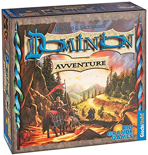 Giochi Uniti Dominion Intrigo Adventure – Brettkartenspiel – 2–6 Spieler – ab 13 Jahren