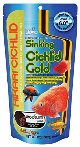 Hikari Gold-Pellets für Haustiere, sinkend, 340 g, mittelgroß