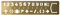 Midori Lesezeichen aus Messing, Nummer (42168006)