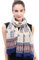 Lina & Lily Damen Schal Tuch mit Elefanten (Beige/Blau/Rot)