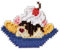 Banana Split Kühlschrank Magnet Set