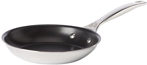 Le Creuset Signature Poêle en Acier Inoxydable Anti-Adhérent, Ø 20 cm, 3-Ply