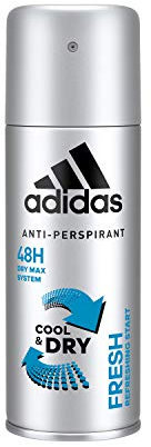 adidas Fresh Deospray für Herren – Erfrischendes Anti-Perspirant Bodyspray – pH-hautfreundlich – 1 x 150 ml