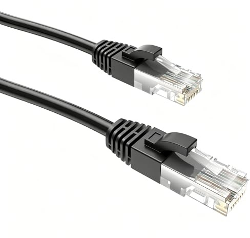 CableCreation 7.6M Câble Patch Ethernet CAT 5e, Cordon réseau informatique RJ45, Câble LAN Cat 5e Cordon UTP 24AWG + 100% fil de cuivre, 25 pieds, Gris