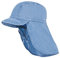 maximo Jungen Schildmütze, Nackenschutz, Bindeband, Waschoptik Mütze, Blau (Denim Blue 40), 51