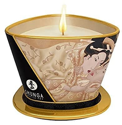 Shunga Bougie de Massage Desire Vanille fétiche