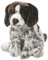 Carl Dick Jagdhund English Pointer sitzend, Hund, Plüschtier, Kuscheltier ca. 24cm 2674