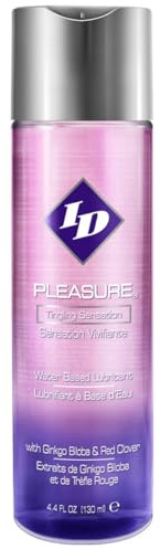 ID Pleasure Lube Water Based Unflavoured 130ml - ID Lubricants Premium Tingling Lubrication for Easy Sex and Lubes Private Sexual