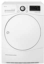 LG Electronics RC 7055 AH2Z Sèche-pompe à chaleur/A++ / 7 kg/écran numérique avec affichage du temps restant et départ différé (3 à 19 heures) Type de porte-blanc Weiß