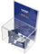 HMF 46916 Acryl Spendenbox mit Blatteinschub | 22 x 15 x 15 cm | DIN A4 | Transparent