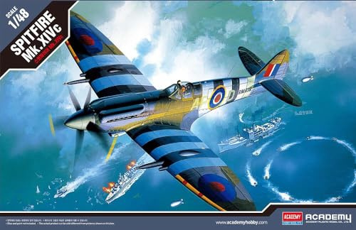 Academy MK.14C Spitfire model, scale 1:48