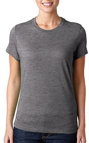 Bella+Canvas: The Favorite T-Shirt 6004, Größe:S;Farbe:Dark Grey Heather